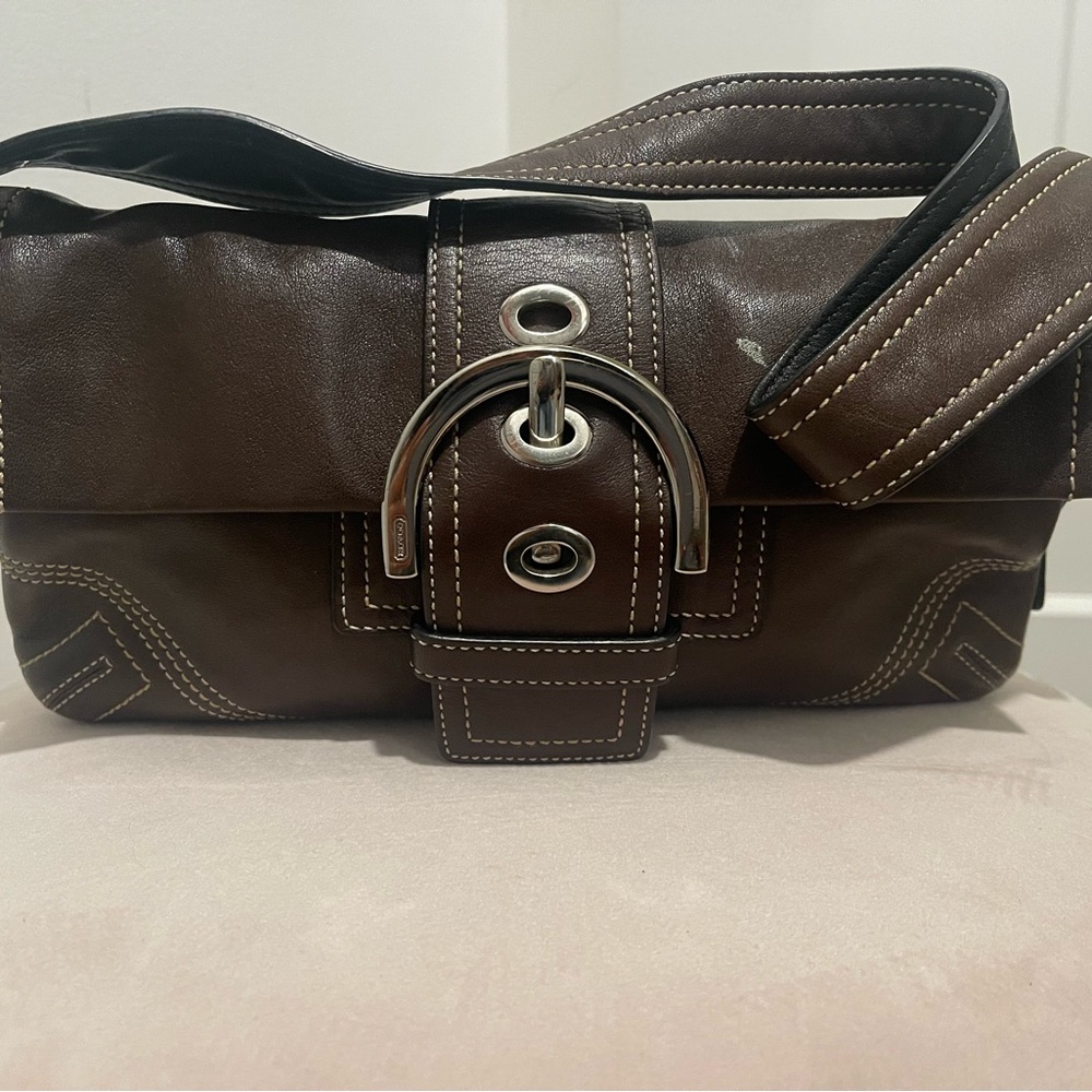 SOLD: Coach Chocolate Brown Bag